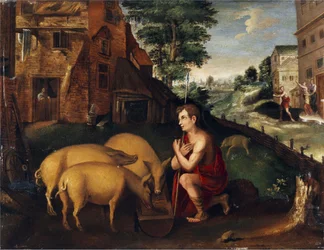 Der verlorene Sohn als Schweinehirte